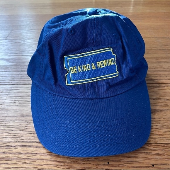 NEW Blockbuster Inspired Be Kind and Rewind Baseball Hat 90s Y2K Unisex - Picture 1 of 4